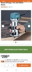 6 5 Amp 1-1 4 Hp Cord Variable Speed Router  3 Bases Plunge  Tilt  And Offset