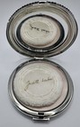 Judith Leiber Multicolor Crystals Powder Compact