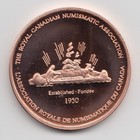 2017 Boucherville Qc Rcna Bronze Medal Royal Canadian Numismatic Association