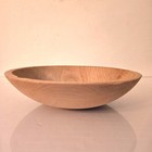 Wooden Bowl Carved Turned Primitive Organic Rustic Farmhouse Cottagecore 9 5in