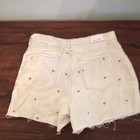 Angel Kiss White Daisy Denim Cutoff Shorts Juniors 9 29  5-pocket