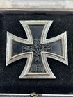 Wwii German W  Deumer Iron Cross 1st Class Ic1 Magnetic Early 1957 Version Cased