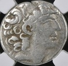 57bc-13bc Silver Tetradrachm Philip Philadelphus Antioch Roman Rule Ngc Graded