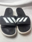 Adidas Alphabounce Slides Men s 11 Black White Sports Sandals Slippers Ba8775