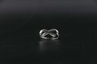 0 10ct Diamond Infinity  Adjustable Women s Toe Ring 14k White  Gold Finish