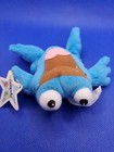 Neopets Blue Quiggle Frog  Plush Toad Mcdonalds Promo Stuffed Animal Toy 2004