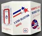 1978-79 Winnipeg Jets World Hockey Association Schedule  Rare Revised Version