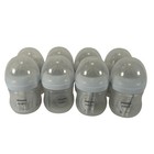 Philips Avent Natural Baby Bottle 4oz 125ml 8 Pack Clear White Scf010 87 New