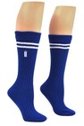 Doctor Who Embroidered Tardis Logo - 1 Pair Ladies  size 4-10  Ribbed Crew Socks