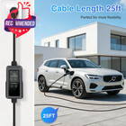 Level 2 Ev Charger  40 Amp 240v 9 6kw  25ft Cable  Led Display  Nema14-50 Plug 