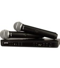 New Shure Blx288 pg58 Handheld Wireless Microphone System Come With 2 Microphone