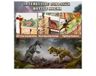 Dinosaur Playground Toy Set 215pcs     18 Realistic Dinosaurs  Build Your Own D   