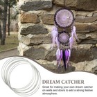 15pcs Dream Catcher Hoops Macrame Rings Floral Craft Supplies