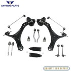 Front Lower Control Arms Sway Bars Tie Rods For 2013-17 Honda Accord Acura Tlx