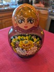 Set Nine  9   Russian Nesting Matryoshka  hand Painted  Wood Dolls   gift 