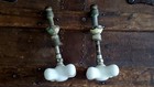 Antique Farmhouse Hot Cold Faucet Lot  2