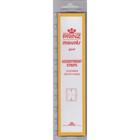 Prinz Stamp Mounts Black Assortment Pack Strips 215mm Large Sizes 44-61mm Safe