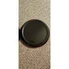 Vtg Otagiri Laquerware Coaster Set Black W  White Cyclamen Flowers