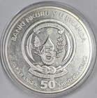 2013 1oz  999 Silver Rwanda 50 Amafaranga Wildlife Cheetah Fabulous15 Privy Coin