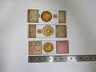 Antique Prepared Slide Lot 3ea Microscope Part As Pictured 11-dt-z7