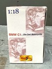 Nib Maisto Die Cast 1 18 Scale Bmw C1 Enclosed Scooter