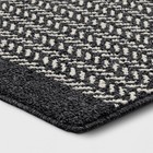 2 5 x3 8  Herringbone Rug Gray - Threshold