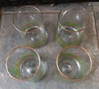Arby s 1984 Christmas Holiday Collection Tumblers Glasses Holly  5-1 4  Set Of 4