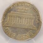1965 1c Lincoln Cent Transitional Struck On Silver Dime Planchet Pcgs Ms61