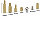 150pcs M3 Hex Brass Spacer Standoff Circuit Spacer Pcb Board Nut Screws Assortme