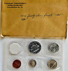 1963 Franklin Us Proof Set  5 Coins With Original Government Envelope