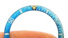 Genuine Rolex Submariner 16803 16613 16808 16618 Tropical Fade Blue Bezel Insert