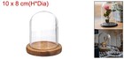 Glass Cloche Display Dome 3 9  X 3 1  Glass Dome Display Case Wood
