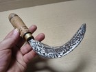 Vintage Antique Hand Forged Small Knife Sickle Rustic Farming Tool Blade Garden