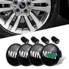 4pcs Car Wheel Center Cap 54mm Black Compatible With Mini Wheel Center Covers Mn