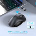 Wireless Mouse  2 4g Silent Computer Mice With Usb Receiver   Type-c