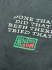 Vintage Mountain Dew Shorts    done That Did That    Black Xl Thrashed Faded