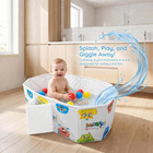 Portable Toddler Bath Tub For Shower  Foldable Baby Bathtub For Newborn