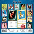 Pin Up  Featuring Gil Elvgren Art 2026 Wall Calendar  sealed  12 x24  When Open
