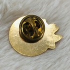 Vtg Montana State Flower Bitterroot Souvenir Enamel Lapel Pin