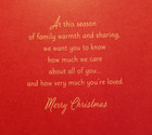 Merry Christmas Daughter   Wonderful Family Greeting Card Hallmark Cookie