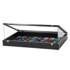 Pennzoni Trade Show Display Case Portable Black W  Acrylic Side Guards