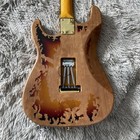 Custom Aged Vintage Srv Number One Electric Guitar 3 Tone Sunburst Alder Body