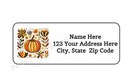 30 Autumn Pumpkins Halloween Personalized Return Address Labels 1 In X 2 625 In