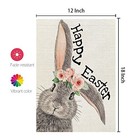  Easter Garden Flag Bunny 12x18 Inch Double Sided For Outside Multi 12 x18 