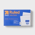 100ct 3  X 5  Ruled Index Cards - Up up   