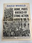 Daily World Cpusa Communist Marxist Newspaper - Htf - Original - Dec 6 1968