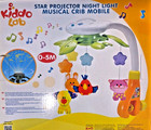 Kiddolab Star Projector Night Light Musical Crib Mobile-ages 0   5m--free Shipping