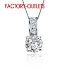 3pcs 925 Sterling Silver Bridal Jewellery Set Cz Crystal Necklace Earrings Gift