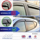Wind Deflectors For Citroen Relay jumper Boxer Fiat Ducato Mk3 2006-2024 2pc Van