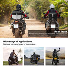 45l Motorcycle Top Case Tail Box Waterproof Luggage Scooter Trunk Storage Black